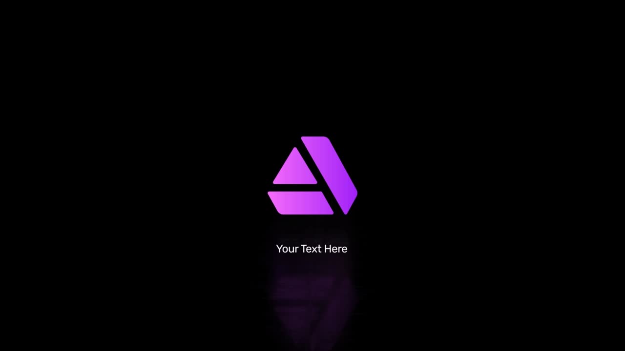 Geometric 3D Cube Logo Animation