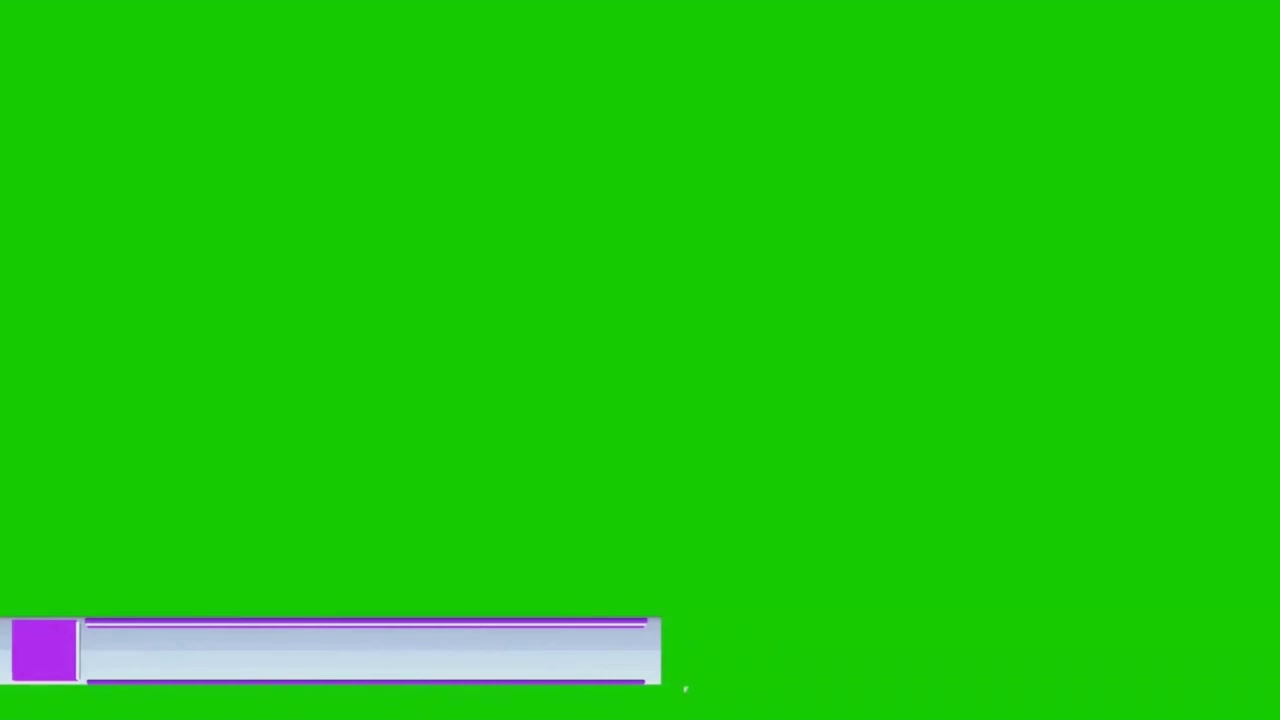 Modern Sliding Lower Third Graphic Animation on Green Screen