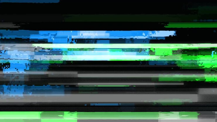 Abstract Digital Glitch Static Noise and Distortion Background
