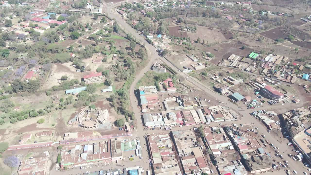Piccolo villaggio in Kenya, Africa.