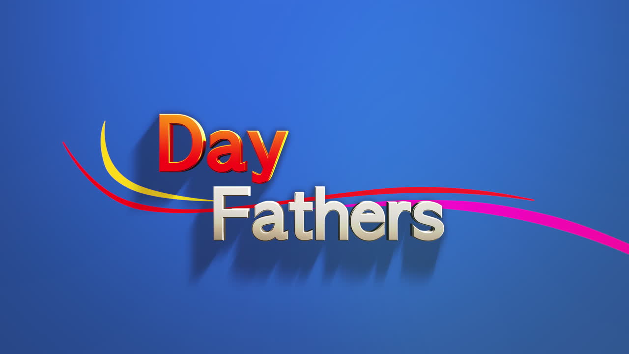 Father's Day celebrate with our vibrant logo design symbolizing the holiday's importance