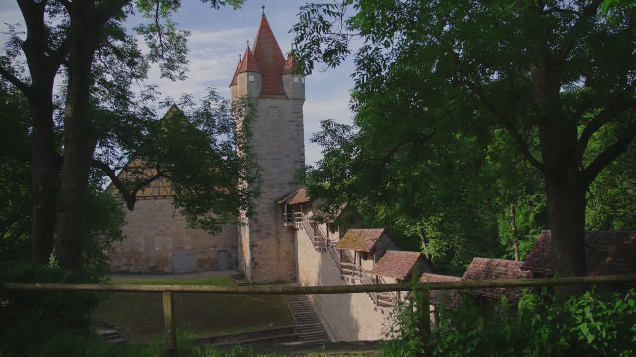Rothenburg ob der Tauber, a medieval town with historic architecture and scenic beauty