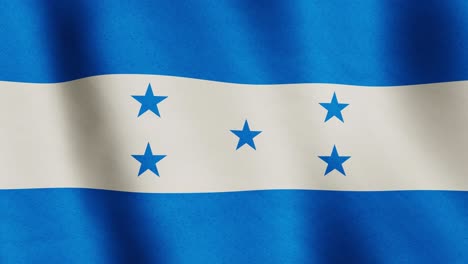 honduras waving flag closeup means freedom or government - looping video animation