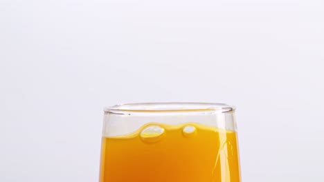 orange juice in a glass