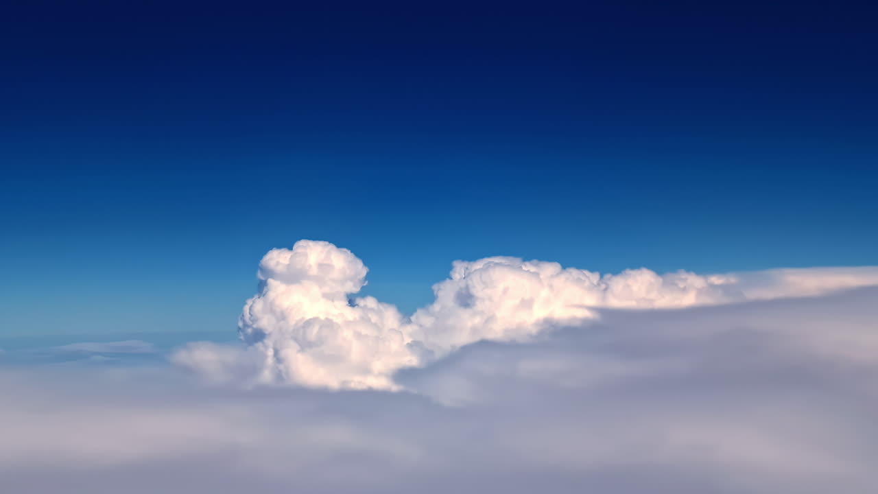 그리스 크레타 섬의 푸른 하늘과 지평선의 공중 풍경, 평화롭고 넓은 풍경을 포착합니다.