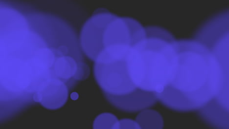 animation fly abstract blue bokeh and particles on shiny background happy new year and merry christmas theme