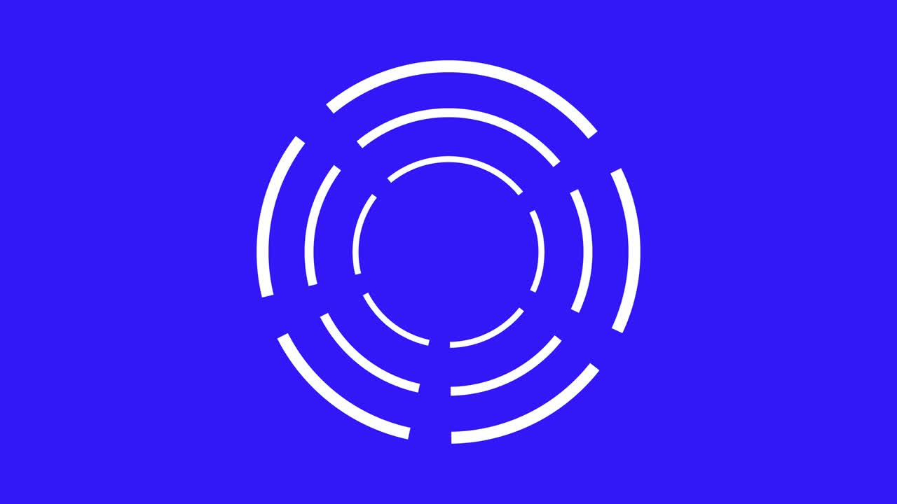 rotación del círculo división pop animación gráficos de movimiento