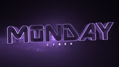 Texto-De-Cyber-Monday-Monocromo-Oscuro-En-Degradado-Morado-Oscuro