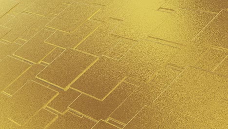 abstract geometric golden backgroundfoil tiles texture seamless loop background 3d rendering