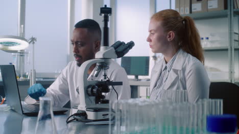 scientists working in a laboratory