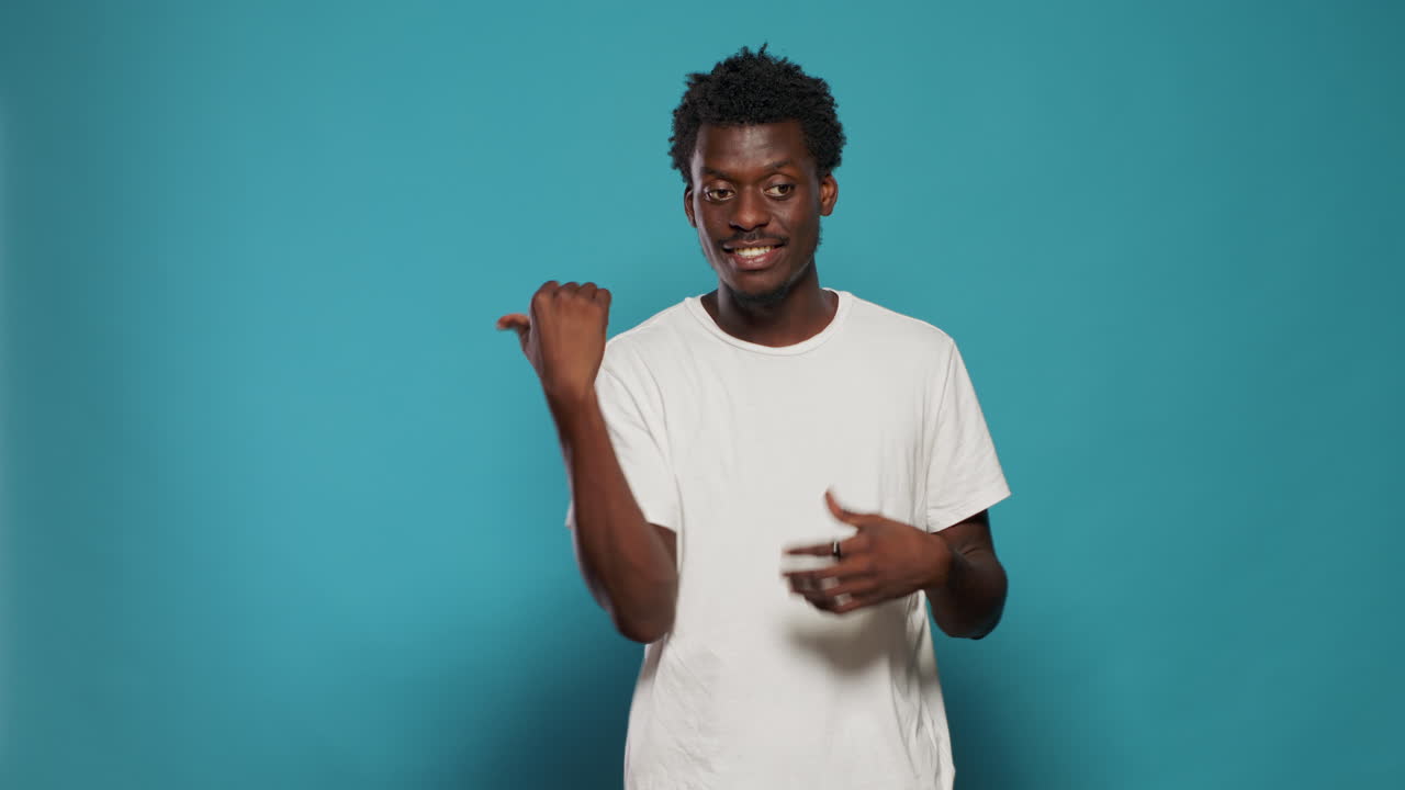 Man covering mouth after spilling secret by accident