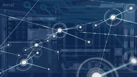 Animation-of-network-of-connections-over-computer-servers