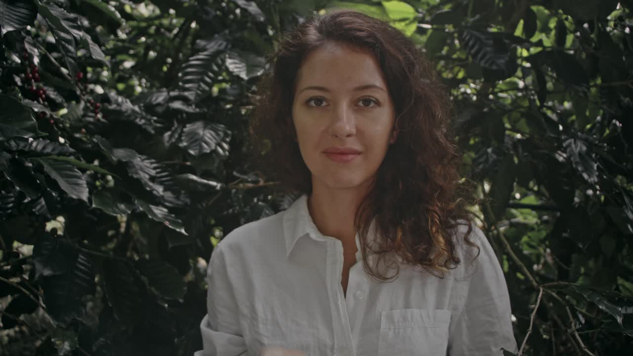 Woman in a Coffee Plantation