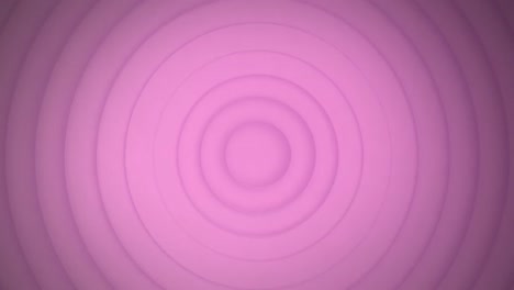 animación de patrones cambiantes con círculos rosados y burbujas de habla de dibujos animados.