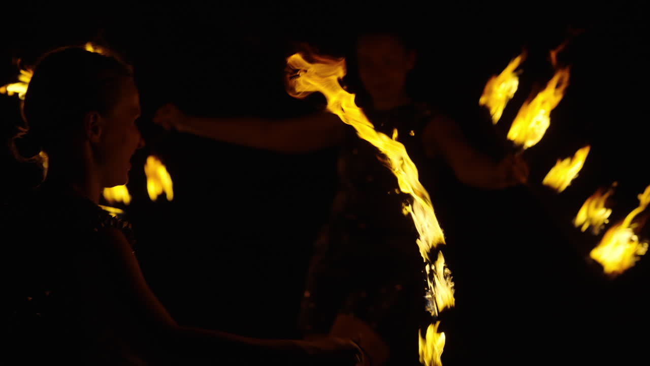 Fire Poi Performance