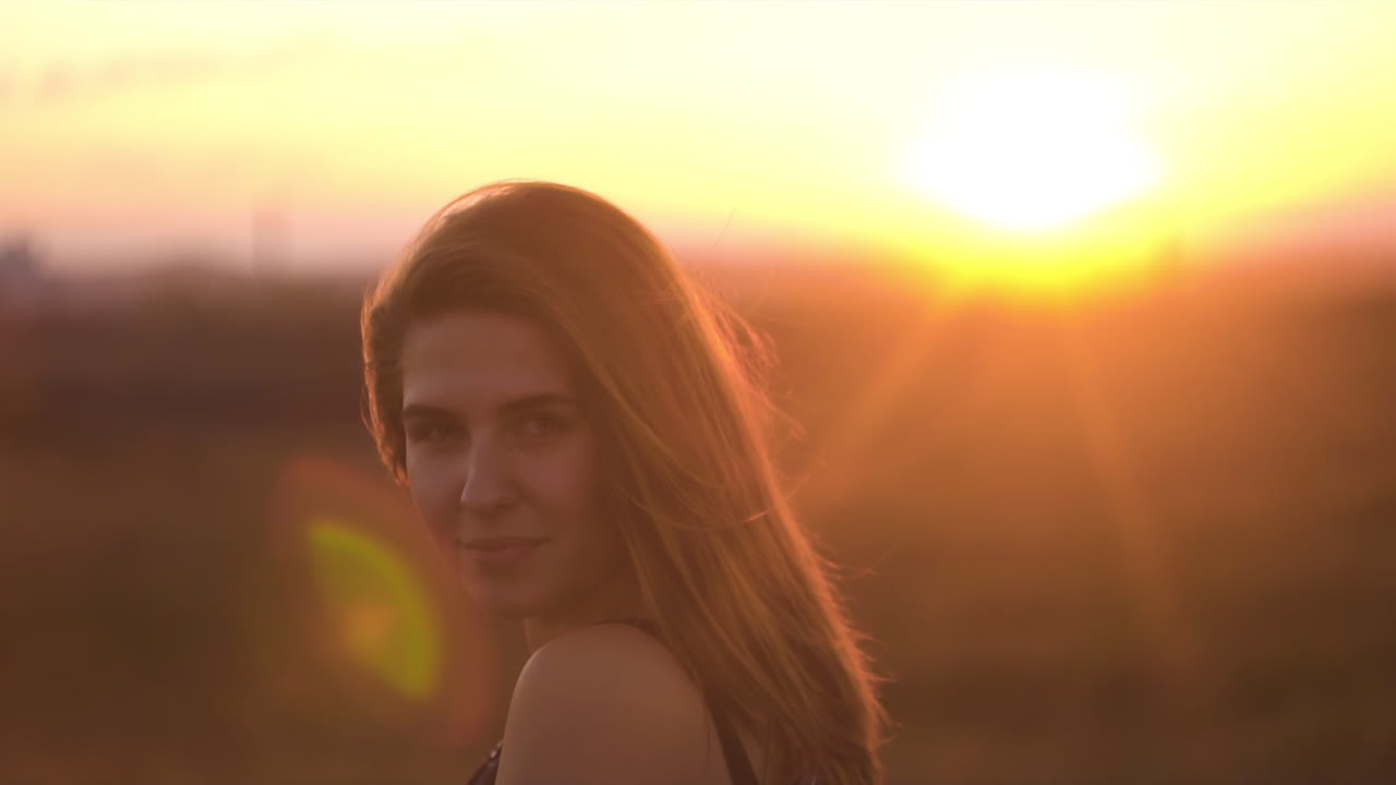 해가 지는 여자