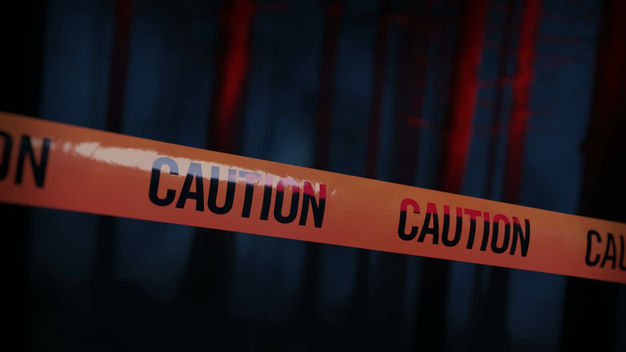 Crime Scene Police Tape Loop 03