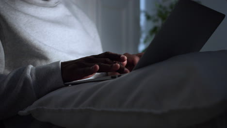 Young-man-on-bed