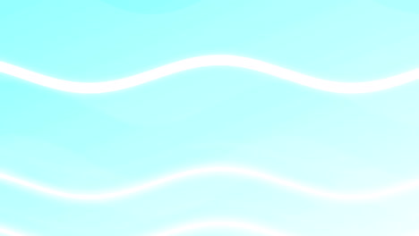 animación de manchas rosadas y azules sobre líneas onduladas blancas sobre fondo azul