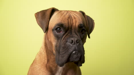 boxer dog portrait