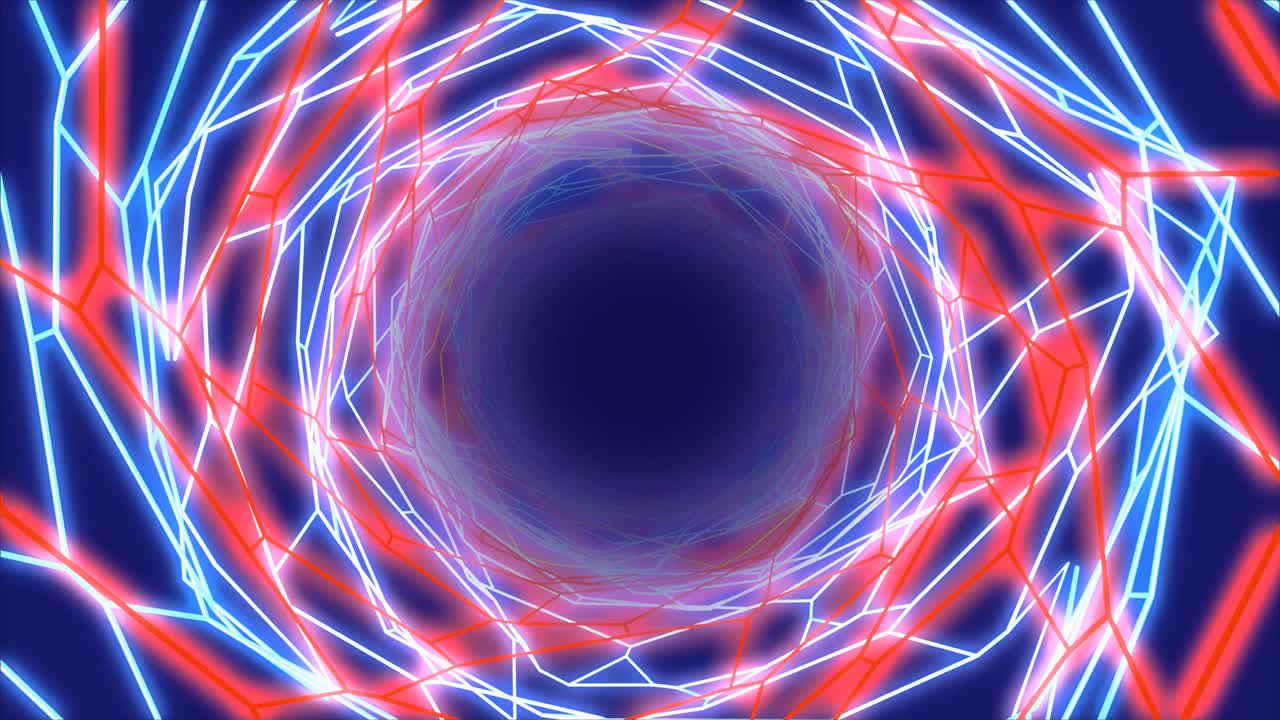 una onda de energía infinita de bucle sin costuras de fondo para el concepto de música electrónica espiritual y de trance