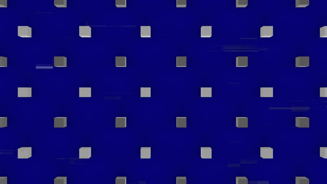 animación de la interferencia sobre los cuadrados en movimiento