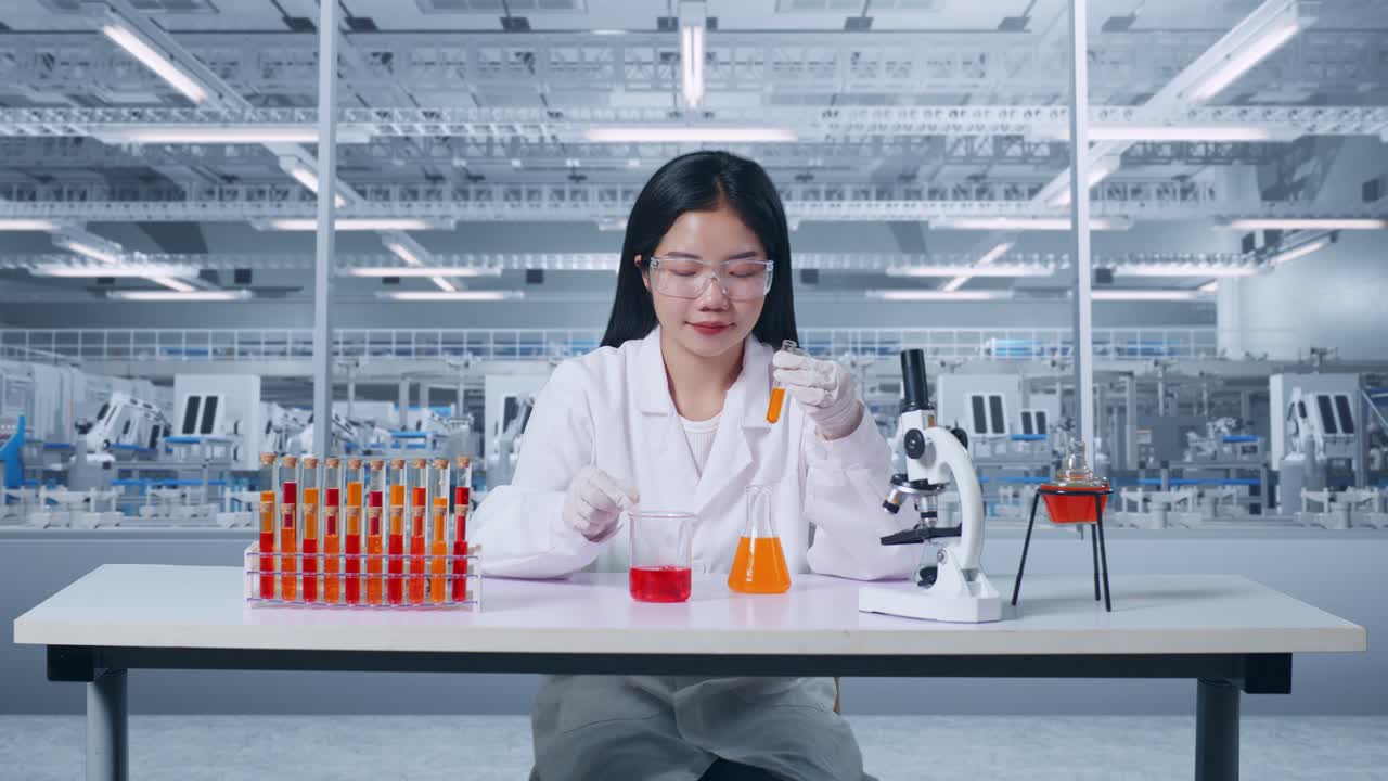 Scientist in a Laboratory Experiment