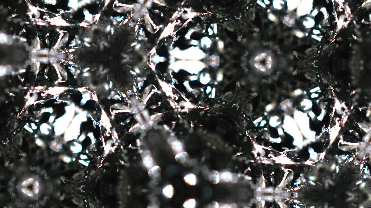 Abstract kaleidoscope animated pattern