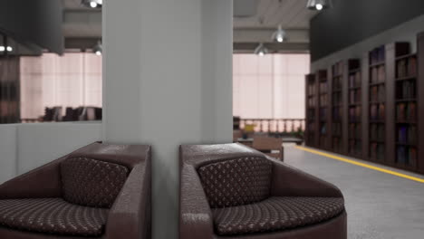 interior of modern empty office building