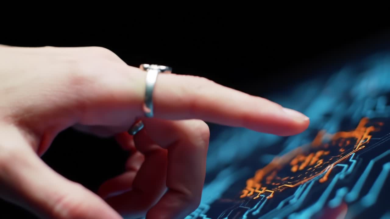 A Close-Up Exploration of Digital Interfaces: Analyzing Interactive Data Through Touch on a Technological Screen