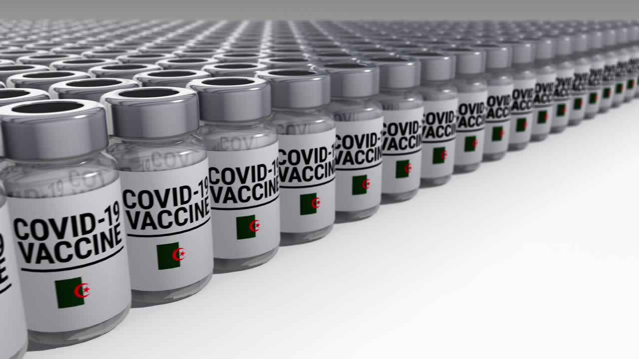 코로나19 백신 병 알제리