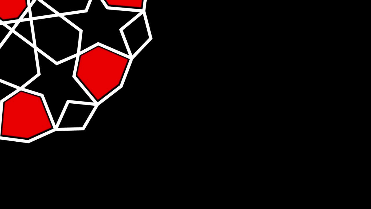 라마단 이슬람 배경 - 4k 이슬람 라마단 - 기하학적 모양 - (loopable) -