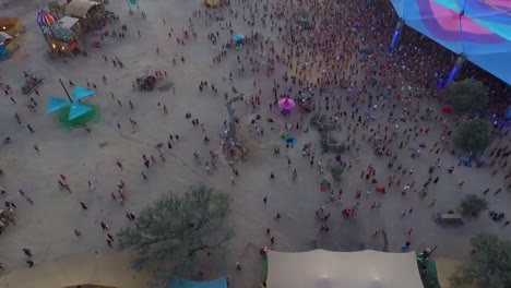 drone footage from boom festival in portugal