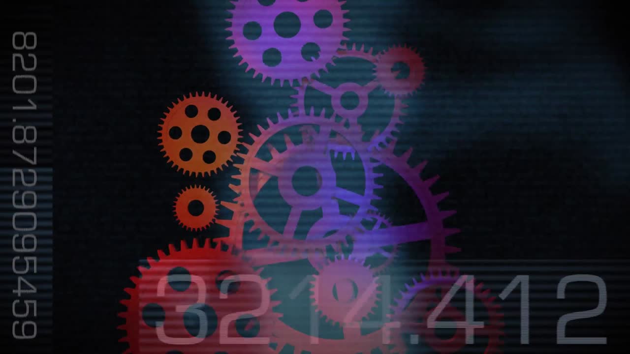 Spinning cogs and data processing