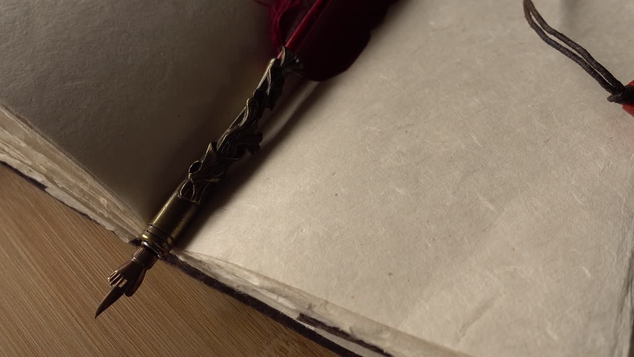 Vista macro di libri medievali conservati