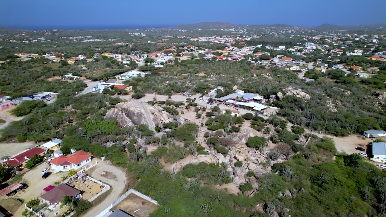 formación rocosa de ayo alta en el aire