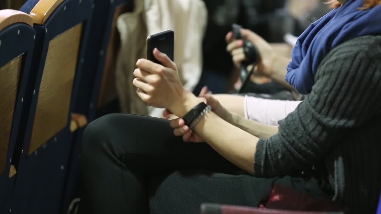 Business Conference and Presentation. Audience at business conference. People listening to lecture.