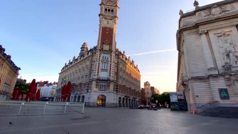 campanario de la cámara de comercio de lille en