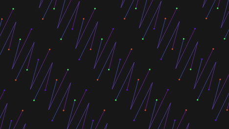 disegno a zig-zag senza cuciture con brillantini al neon su gradiente scuro