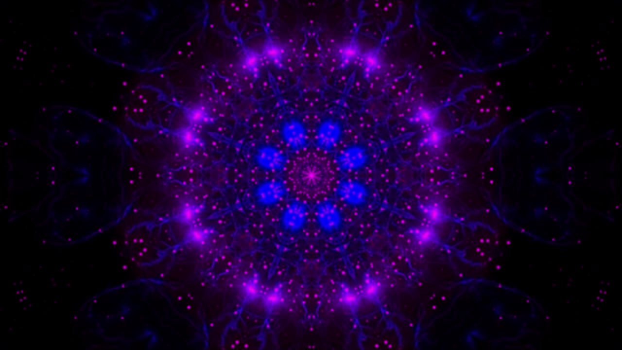 sfondo kaleidoscopico frattale astratto modello frattale geometrico simmetrico