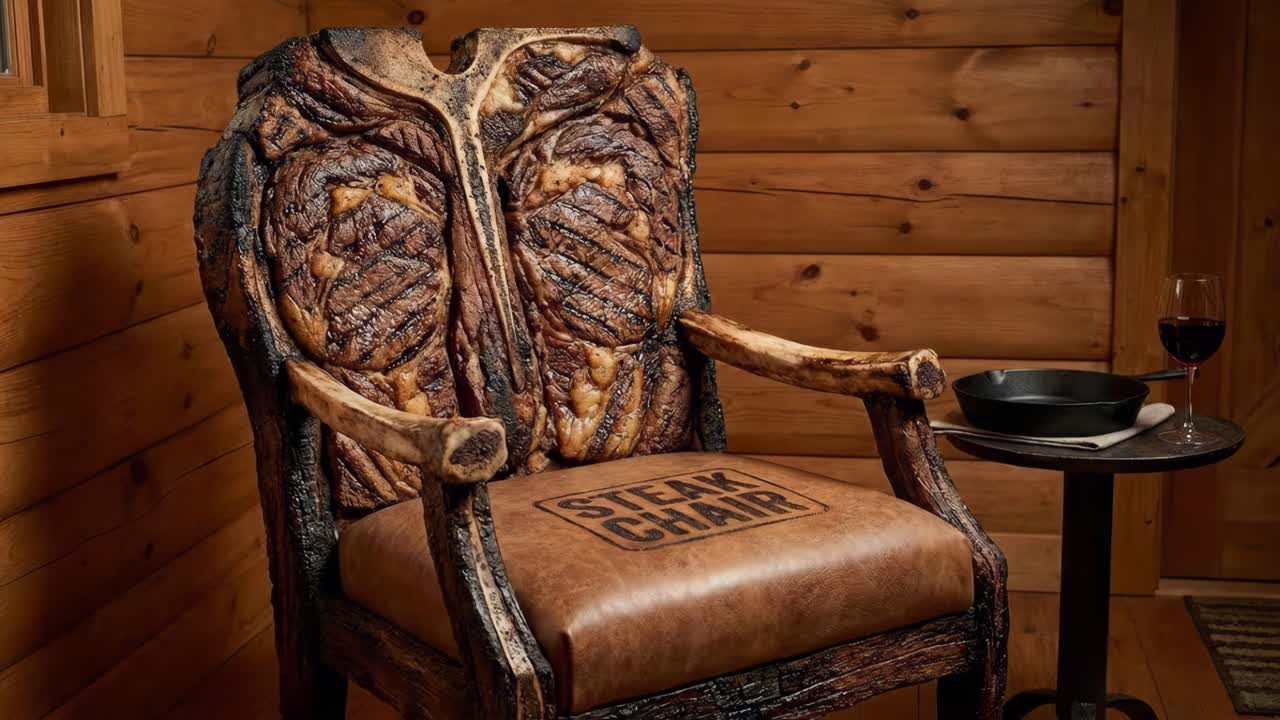 Steak Chair: A Meaty Masterpiece of Novelty Furniture