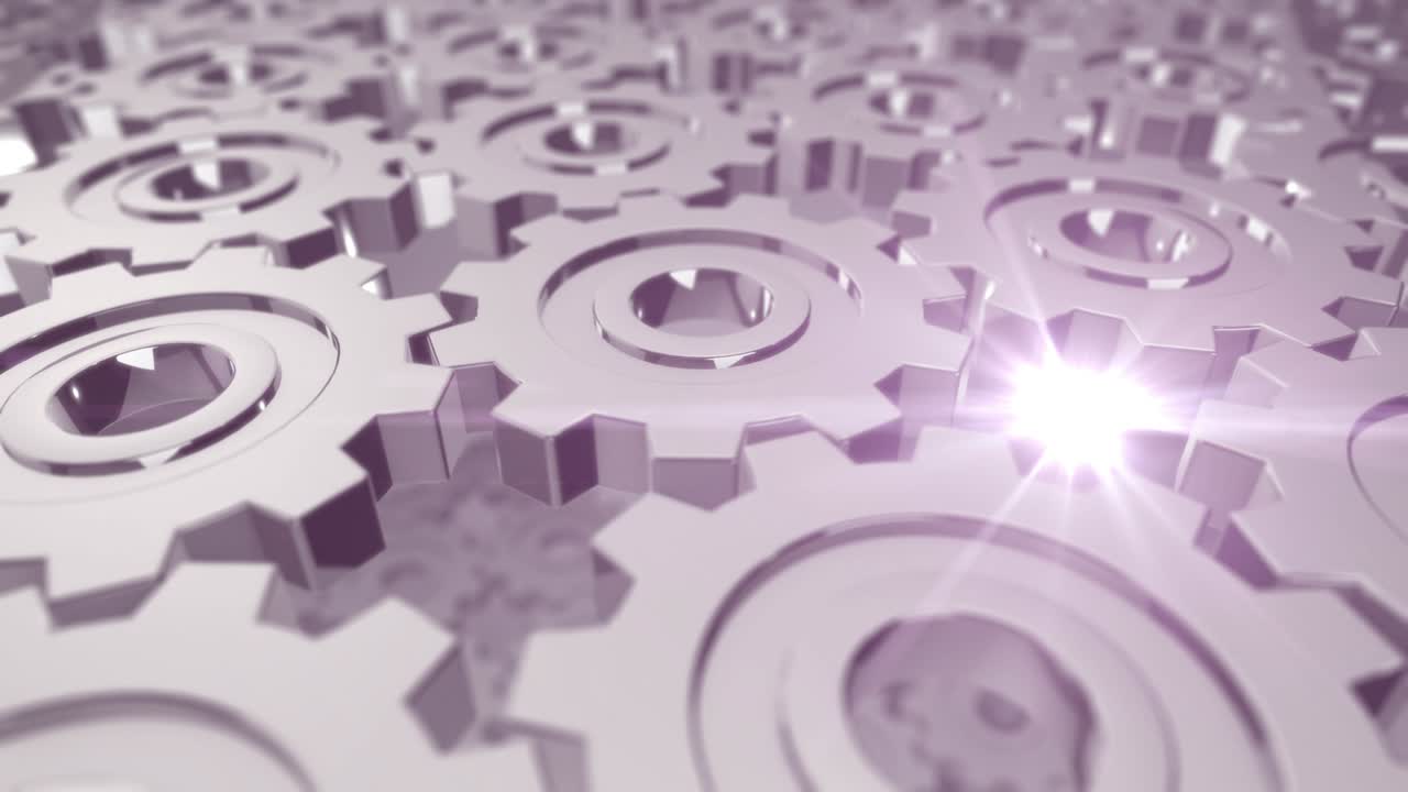 Looping Chrome Gears