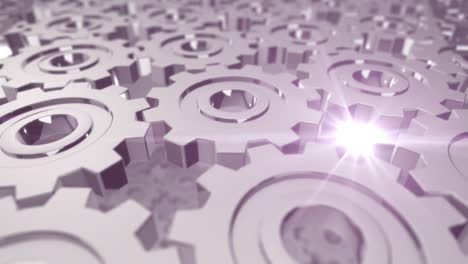 looping chrome gears