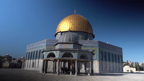 cúpula na rocha jerusalém israel islam muçulmano templo mesquita