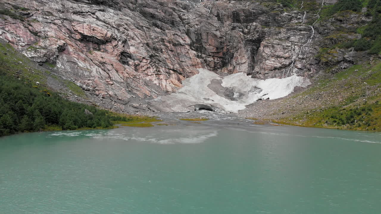 A massive glacier in Norway