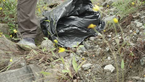 limpieza de basura ambiental