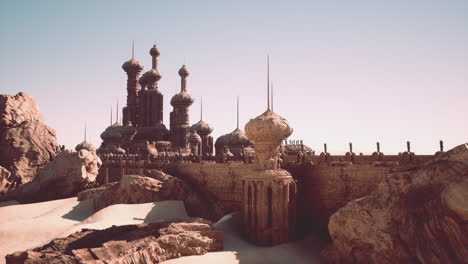 fantasy desert castle