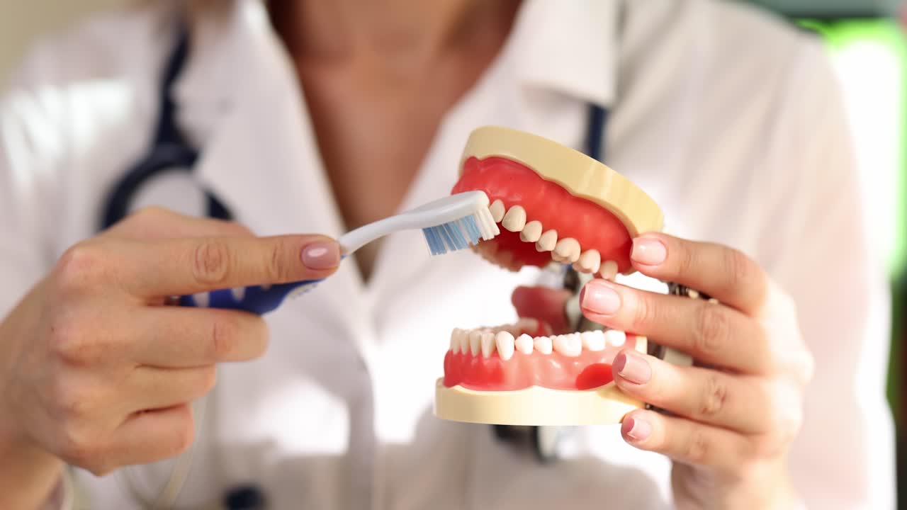 Dental Care and Oral Hygiene Demonstration