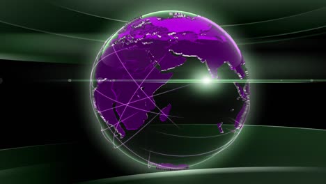 fondo de introducción de noticias del mapa del mundo digital 3d