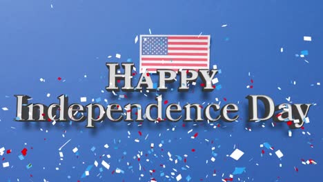 Animation-of-4th-of-july-independence-day-text-over-confetti-and-flag-of-united-states-of-america
